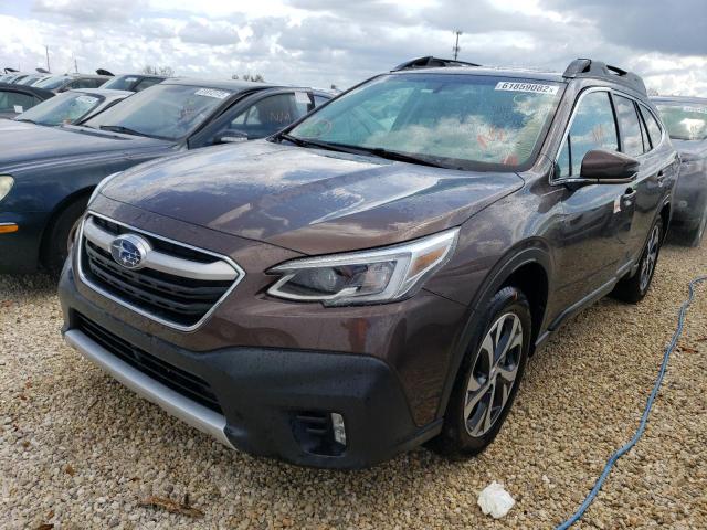 4S4BTANC9L3118300 - 2020 SUBARU OUTBACK LI BROWN photo 2