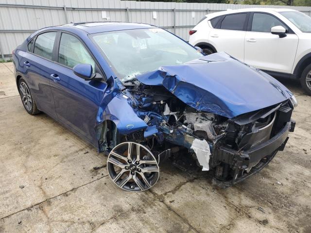 3KPF34AD1KE021430 - 2019 KIA FORTE GT L BLUE photo 1