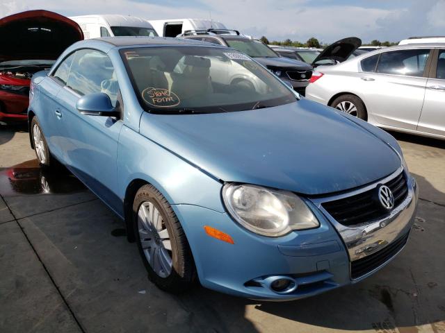 WVWBA71F08V054141 - 2008 VOLKSWAGEN EOS TURBO BLUE photo 1