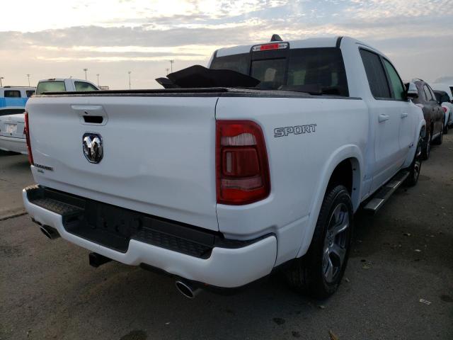 1C6RREJT7MN801043 - 2021 RAM 1500 LARAM WHITE photo 4