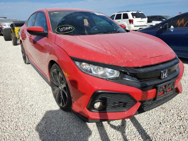 SHHFK7H43HU209443 - 2017 HONDA CIVIC SPOR RED photo 1