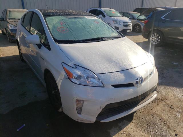 JTDKN3DU9F0439991 - 2015 TOYOTA PRIUS WHITE photo 1