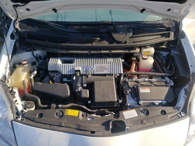 JTDKN3DU9F0439991 - 2015 TOYOTA PRIUS WHITE photo 7