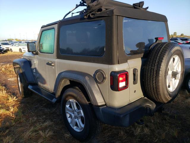 1C4GJXAG4LW263819 - 2020 JEEP WRANGLER S GRAY photo 3