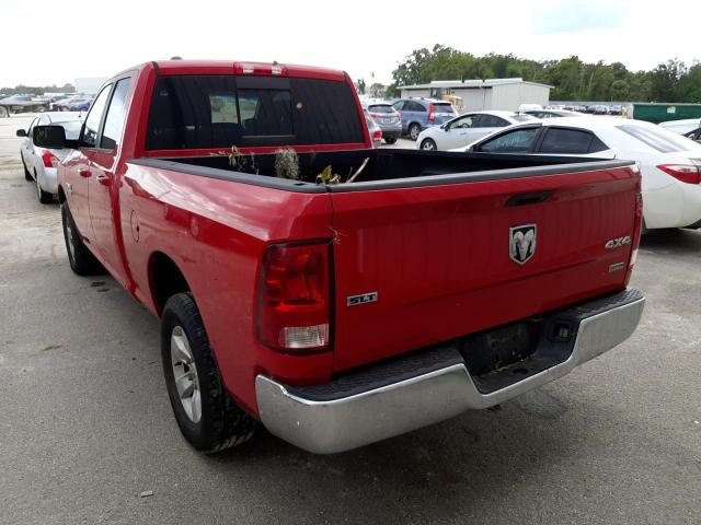 1C6RR7GP8DS651323 - 2013 DODGE 1500 SLT RED photo 3