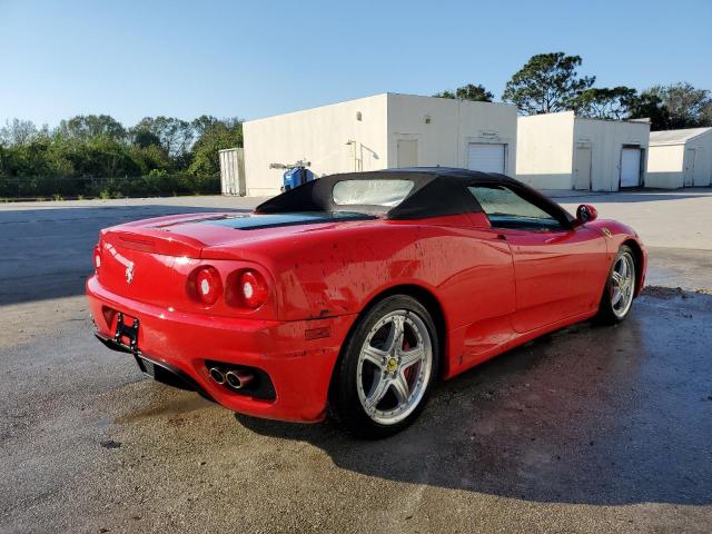 ZFFYT53A650140042 - 2005 FERRARI 360 SPIDER RED photo 4