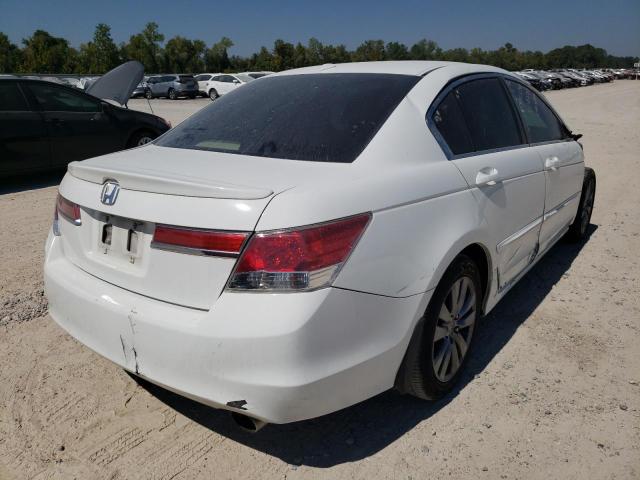 1HGCP2F8XBA157955 - 2011 HONDA ACCORD EXL WHITE photo 4