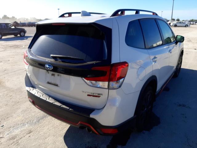 JF2SKAPC5KH564970 - 2019 SUBARU FORESTER S WHITE photo 4