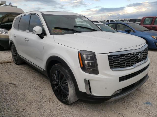 5XYP54HC2LG041430 - 2020 KIA TELLURIDE WHITE photo 1