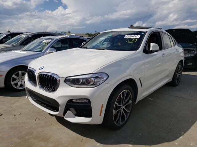 5UXUJ3C56KLG56374 - 2019 BMW X4 XDRIVE3 WHITE photo 2