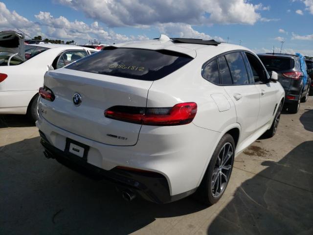5UXUJ3C56KLG56374 - 2019 BMW X4 XDRIVE3 WHITE photo 4