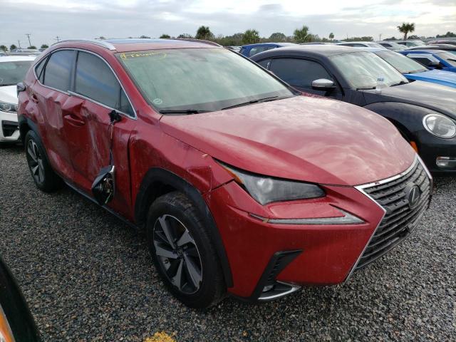 JTJYARBZ0K2132356 - 2019 LEXUS NX 300 BAS RED photo 1