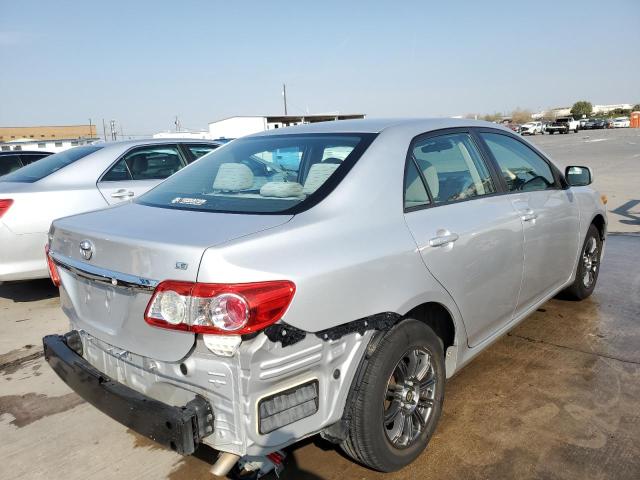 2T1BU4EE1BC703186 - 2011 TOYOTA CARROLLA SILVER photo 4