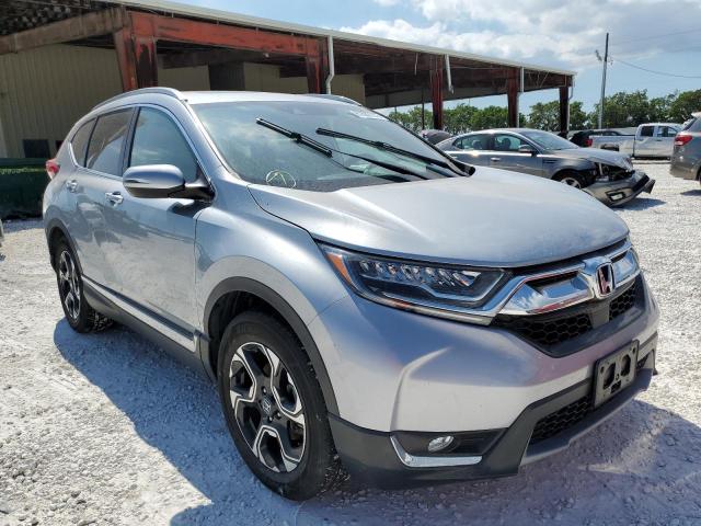 7FARW2H99KE016260 - 2019 HONDA CR-V TOURI SILVER photo 1