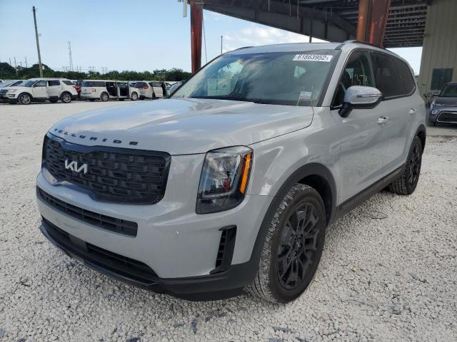 5XYP3DHCXNG274013 - 2022 KIA TELLURIDE GRAY photo 2