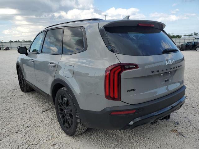 5XYP3DHCXNG274013 - 2022 KIA TELLURIDE GRAY photo 3