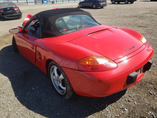 WP0CA2984WS620393 - 1998 PORSCHE BOXSTER RED photo 3