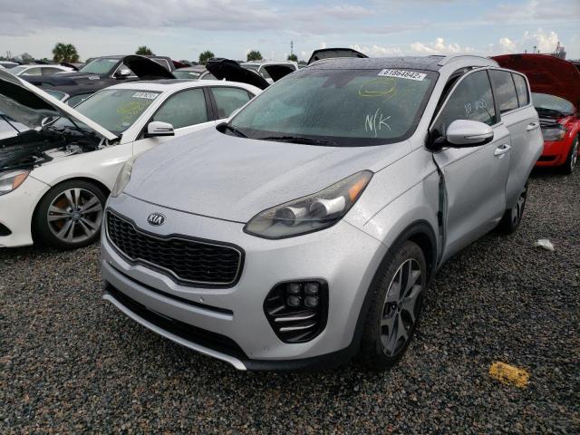 KNDPR3A66H7145930 - 2017 KIA SPORTAGE S SILVER photo 2