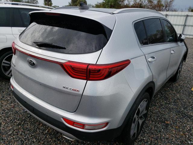 KNDPR3A66H7145930 - 2017 KIA SPORTAGE S SILVER photo 4