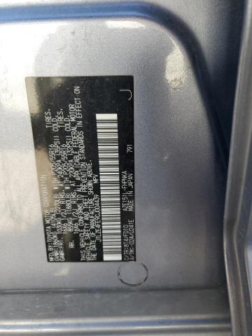 JTLZE4FE9CJ004439 - 2012 TOYOTA SCION XB أزرق صورة 10