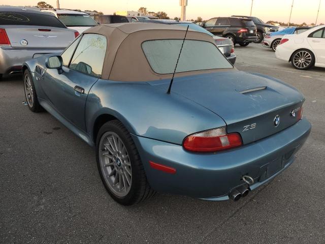 WBACN53491LJ58733 - 2001 BMW Z3 3.0 BLUE photo 3