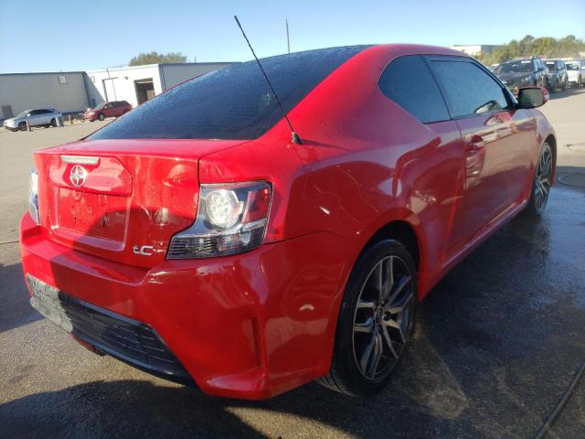 JTKJF5C71FJ009794 - 2015 TOYOTA SCION TC წითელი ფოტო 4