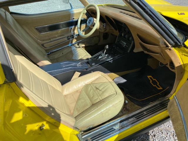 1Z37X7S434804 - 1977 CHEVROLET COVETTE YELLOW photo 5