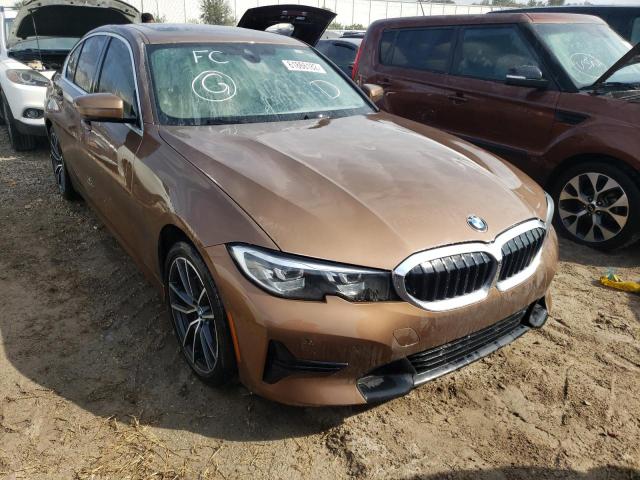 WBA5R1C56KAK10220 - 2019 BMW 330I BROWN photo 1