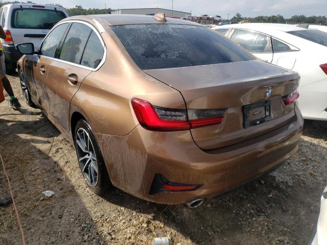 WBA5R1C56KAK10220 - 2019 BMW 330I BROWN photo 3