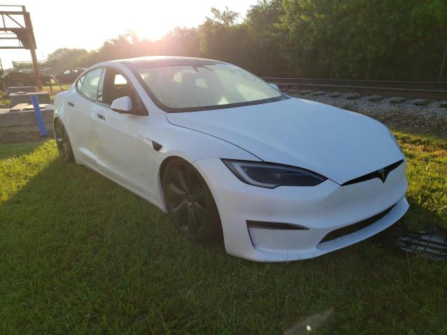 5YJSA1E52NF477392 - 2022 TESLA MODEL S Blanco foto 1