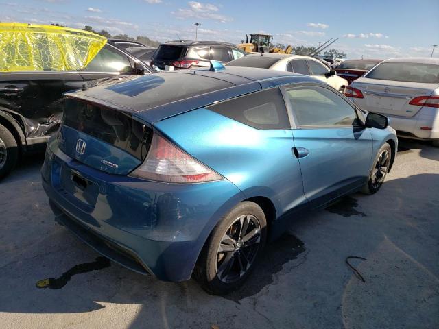 JHMZF1C69FS003549 - 2015 HONDA CR-Z EX BLUE photo 4