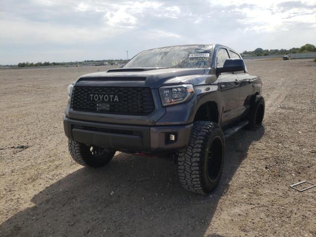 5TFDY5F10MX966532 - 2021 TOYOTA TUNDRA CRE GRAY photo 2