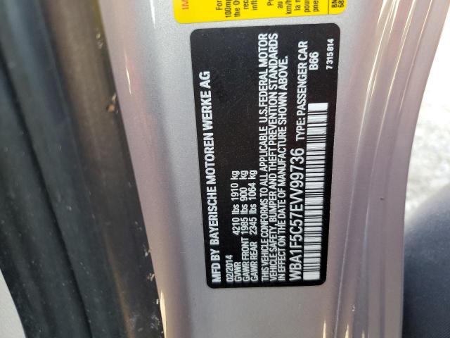 WBA1F5C57EVV99736 - 2014 BMW 228 I Бежевый фото 10