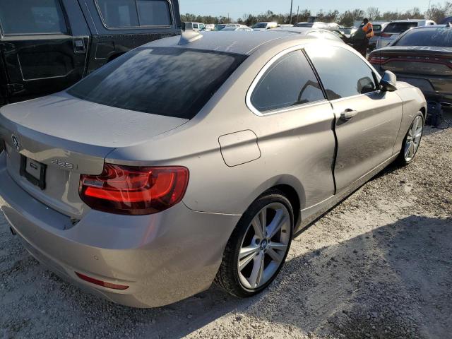 WBA1F5C57EVV99736 - 2014 BMW 228 I Бежевый фото 4