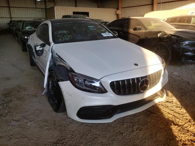 WDDWJ8HB7KF838172 - 2019 MERCEDES-BENZ C 63 AMG-S WHITE photo 1