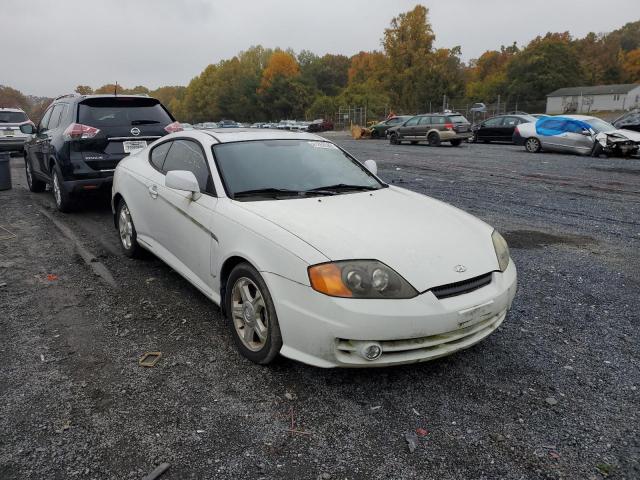 KMHHM65D13U075305 - 2003 HYUNDAI TIBURON WHITE photo 1