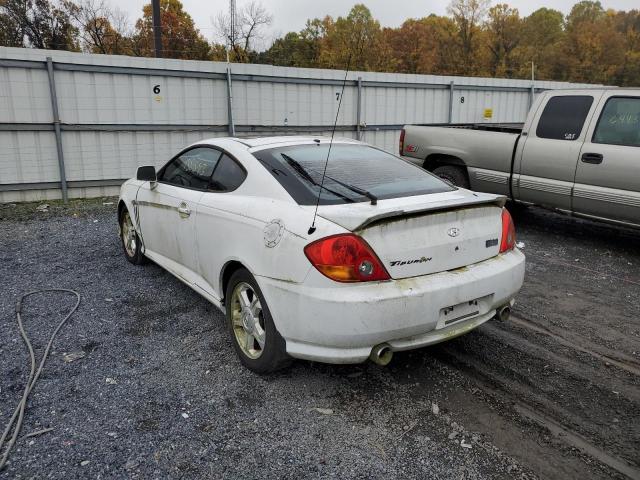 KMHHM65D13U075305 - 2003 HYUNDAI TIBURON WHITE photo 3