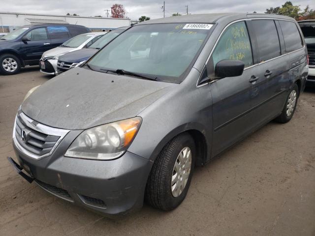 5FNRL38239B057538 - 2009 HONDA ODYSSEY GRAY photo 2