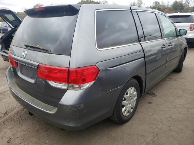 5FNRL38239B057538 - 2009 HONDA ODYSSEY GRAY photo 4