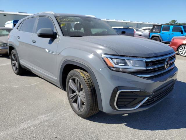 1V2PE2CA5MC217482 - 2021 VOLKSWAGEN ATLAS CROS Серый фото 1