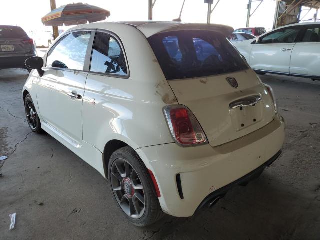 3C3CFFFH8DT743465 - 2013 FIAT 500 ABARTH WHITE photo 3