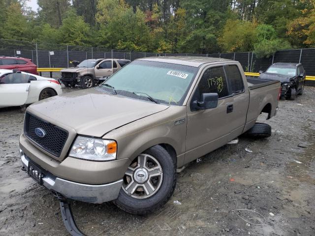 1FTRX14W25NB80499 - 2005 FORD F150 BEIGE photo 2