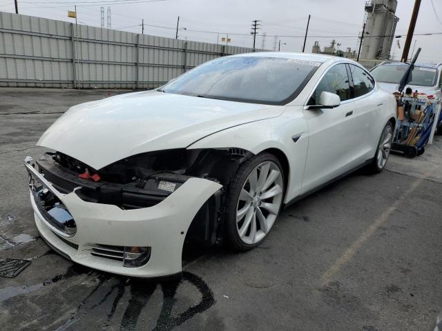 5YJSA1H2XEFP63525 - 2014 TESLA MODEL S Ağ foto 2