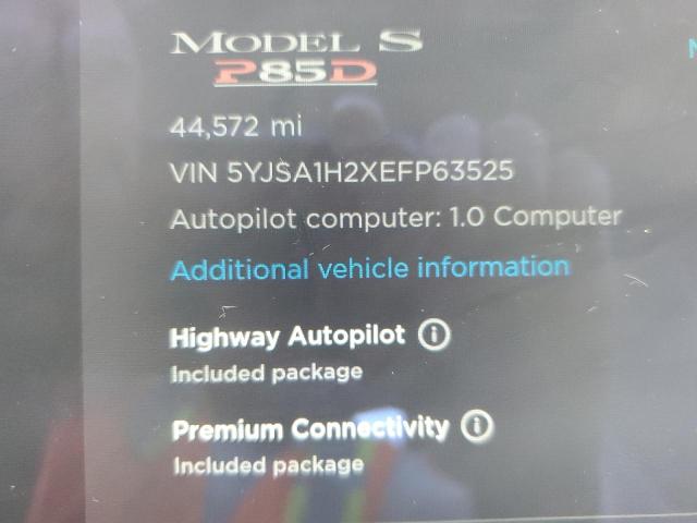 5YJSA1H2XEFP63525 - 2014 TESLA MODEL S Ağ foto 8