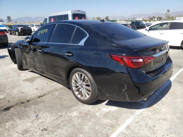 JN1EV7AP2KM519416 - 2019 INFINITI Q50 LUXE BLACK photo 3