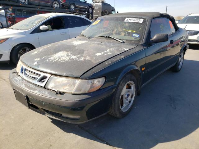 YS3DD78N4X7062249 - 1999 SAAB 9-3 S GREEN photo 2