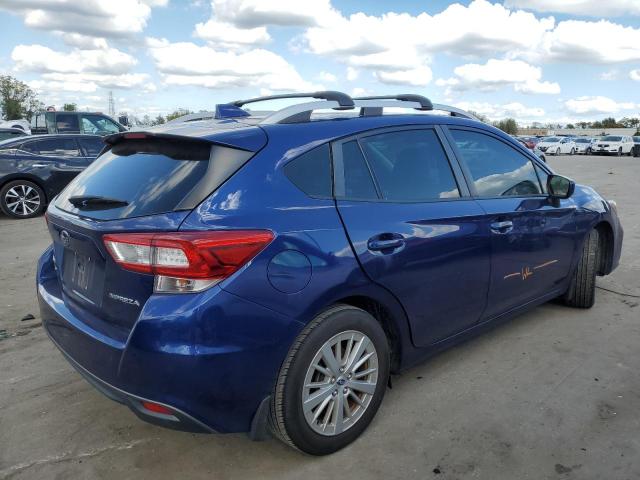 4S3GTAD68J3727400 - 2018 SUBARU IMPREZA PR BLUE photo 3