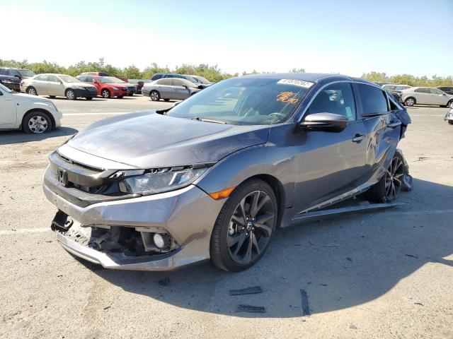 2HGFC2F85LH581619 - 2020 HONDA CIVIC SPOR CHARCOAL photo 2
