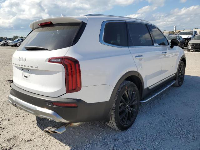 5XYP54HC2NG253618 - 2022 KIA TELLURIDE WHITE photo 4