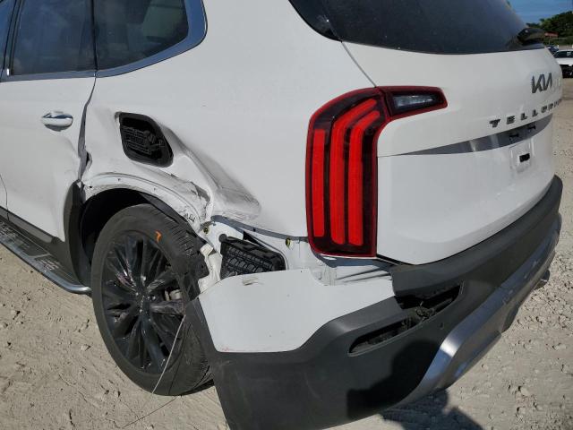 5XYP54HC2NG253618 - 2022 KIA TELLURIDE WHITE photo 9